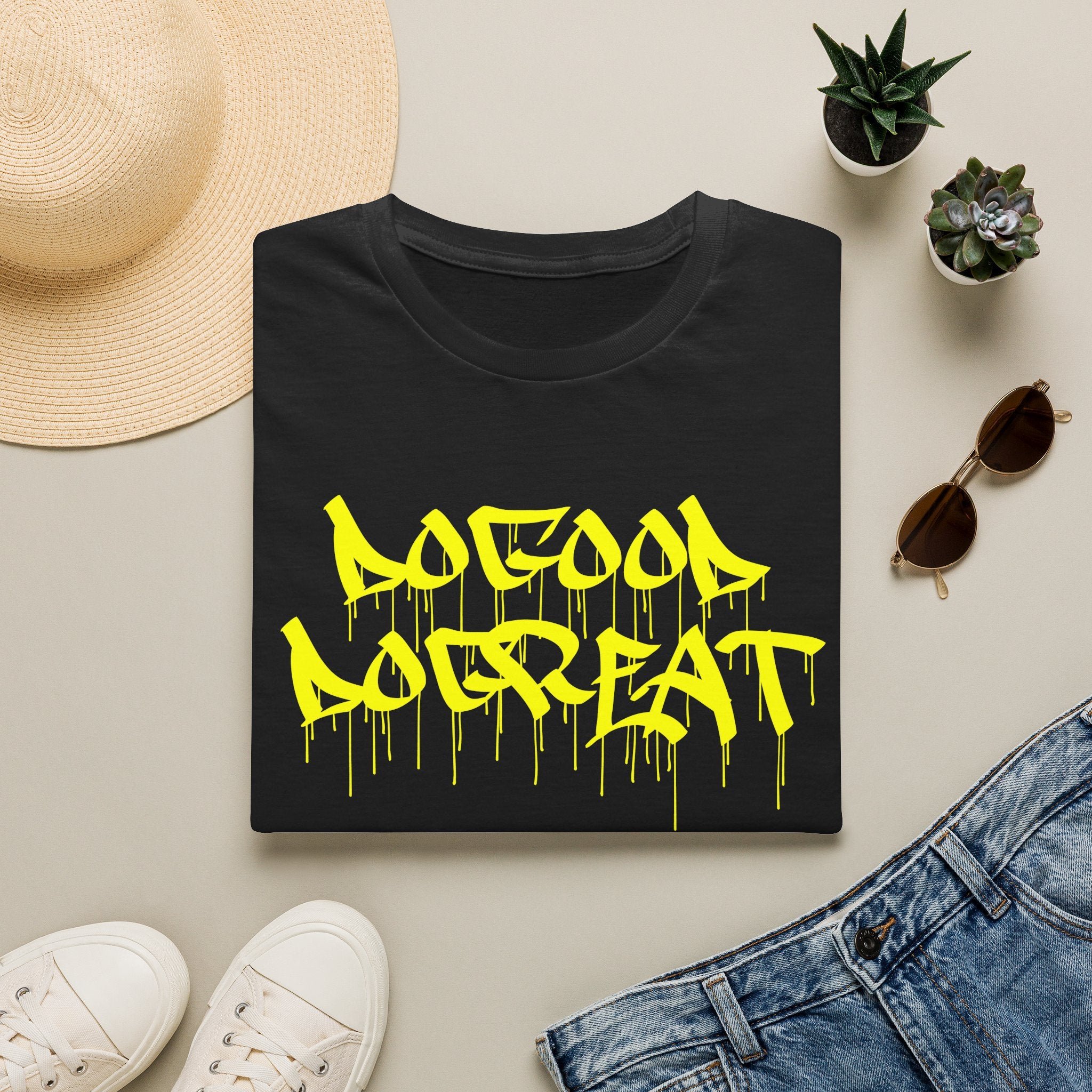 Black & Yellow DoGood DoGreat T-Shirt