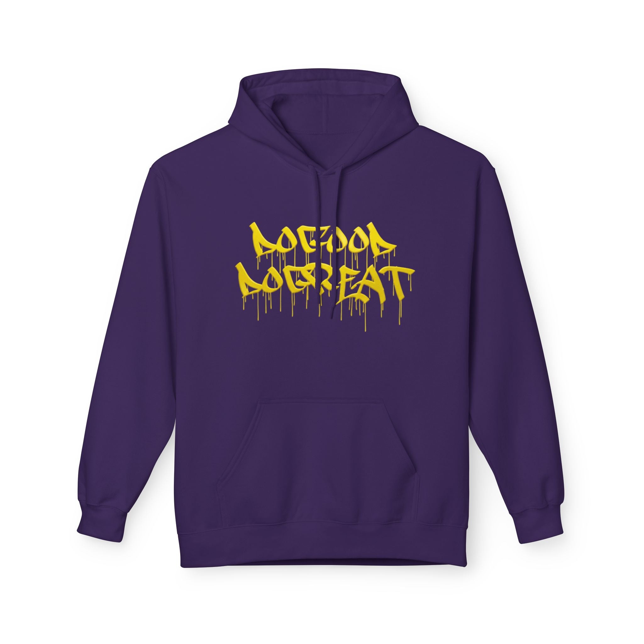 Soft Purple Golden Drip Hoodie